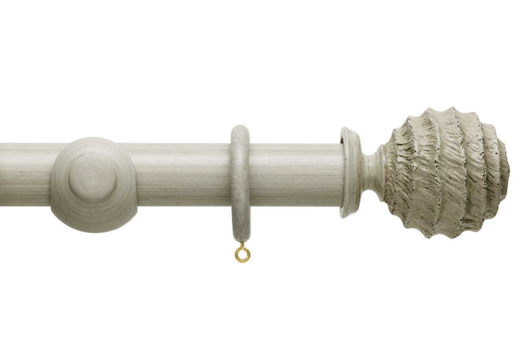 Origins 45mm Fossil Ball Wooden Pole Set Flint Grey 240cm