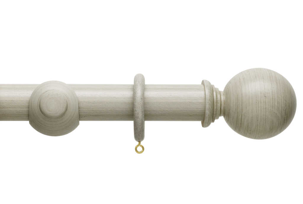Origins 45mm Ball Wooden Pole Set Flint Grey 300cm