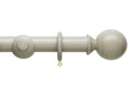 Origins 45mm Ball Wooden Pole Set Flint Grey 300cm