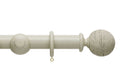 Origins 45mm Twine Wooden Pole Set Limestone 360cm