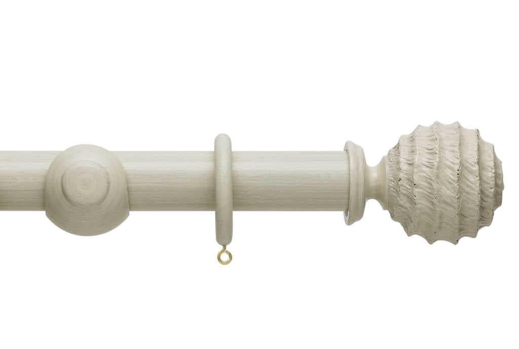 Origins 45mm Fossil Ball Wooden Pole Set Limestone 150cm