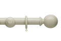 Origins 45mm Ball Wooden Pole Set Limestone 180cm