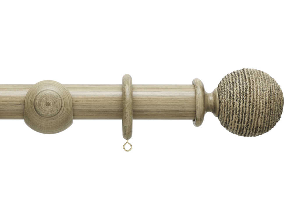 Origins 45mm Twine Pole Set Quarry Stone 360cm