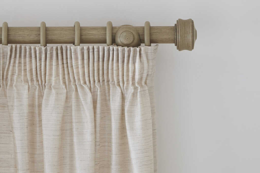 Origins 35mm Disc Wooden Pole Set Millstone Grey 360cm