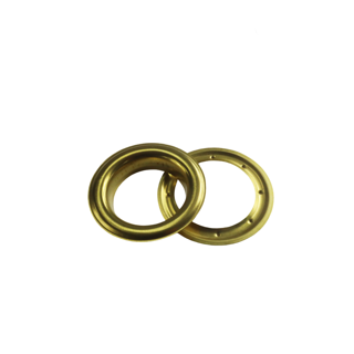 STEEL EYELETS 40mm X 500 CLEAN BRASS