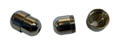 2 Part Cord Connector Chrome x25