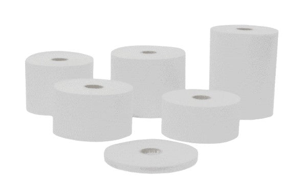 HEAVY WHITE PELMET BUCKRAM 88CM 25M RFW