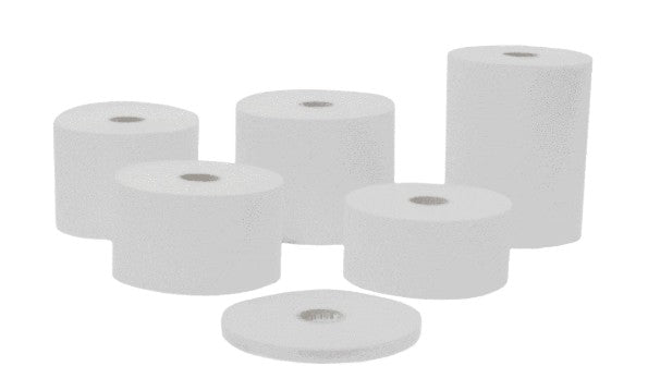 L672DS C23 8in WHITE BUCKRAM 50M