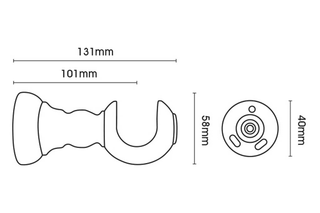 Romantica 35mm Urn Pole Set Pebble 360cm