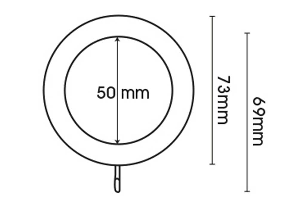 Romantica 35mm Urn Pole Set Pebble 360cm