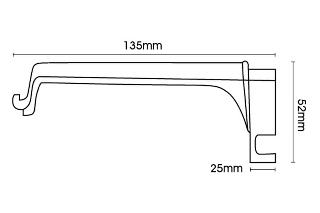 PVC Valance Track 200cm