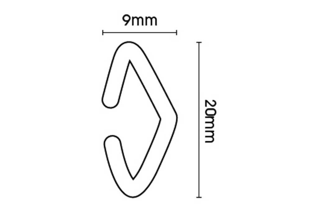 PVC Valance Track 125cm
