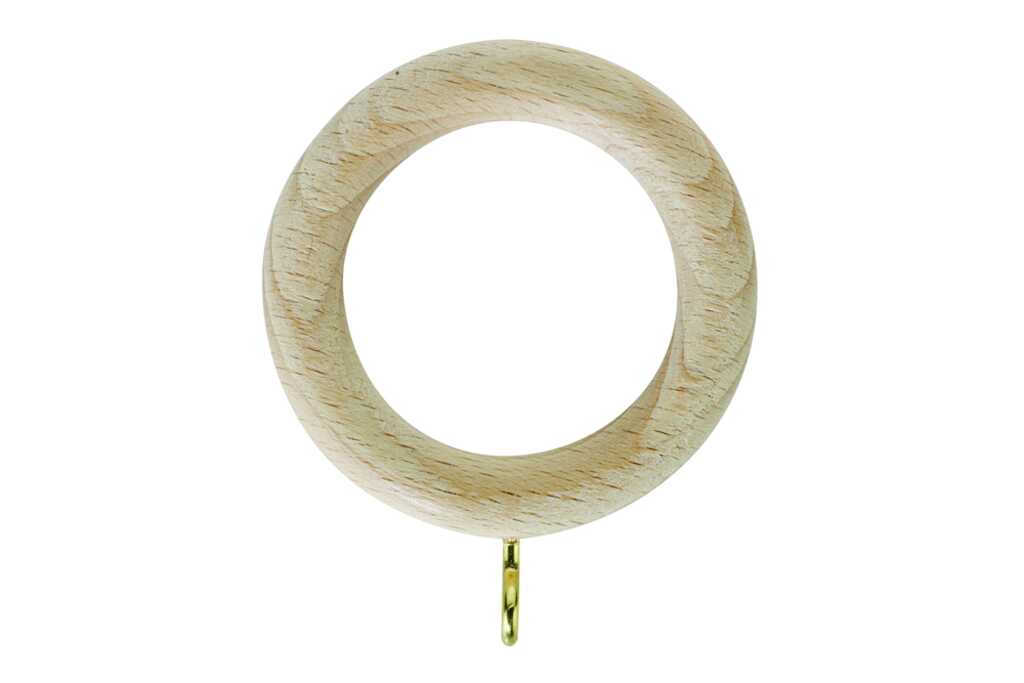 Unfinished Wood Poles 35mm Rings