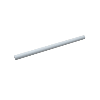 WHI 7MM HOLLOW PLASTIC ROD 15x2.4mt