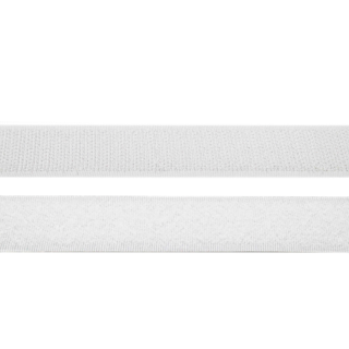 WHITE SEW IN HOOK 25MM X 25MT