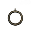 Roma Wooden Curtain Pole West Gold Rings x 6