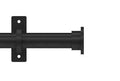 Arc 25mm Hammered Eyelet Pole Soft Black 300cm