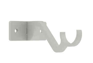 Arc 25mm Ceiling Passing Bracket Warm Grey