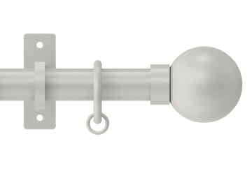 Arc 25mm Ball Pole Set Warm Grey 300cm