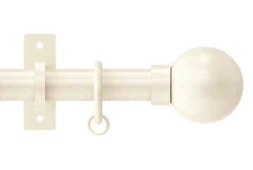 Arc 25mm Ball Pole Set Linen 300cm