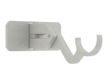 Arc 25mm Adjustable Passing Bracket Warm Grey