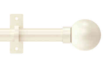 Arc 25mm Ball Eyelet Pole Linen 400cm