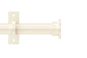 Arc 25mm Hammered Eyelet Pole Linen 150cm
