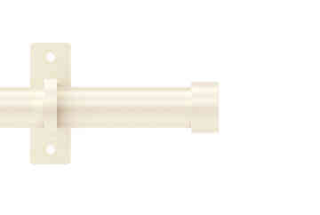 Arc 25mm Stud Eyelet Pole Linen 150cm