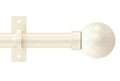 Arc 25mm Ball Eyelet Pole Linen 150cm