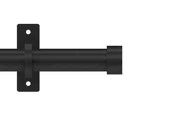 Arc 25mm Stud Eyelet Pole Soft Black 150cm