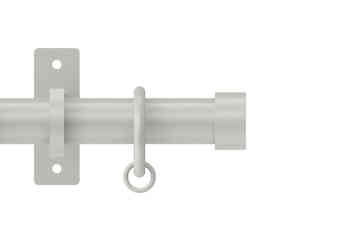 Arc 25mm Stud Pole Set Warm Grey 200cm