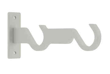 Arc 25mm Double End Bracket Warm Grey