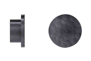 Arc 25mm Hammered Finial Gunmetal