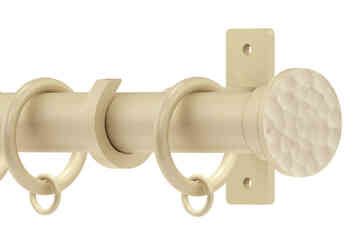 Arc 25mm Stud Pole Set Linen 600cm
