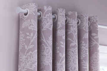 Arc 25mm Hammered Eyelet Pole Soft Black 250cm